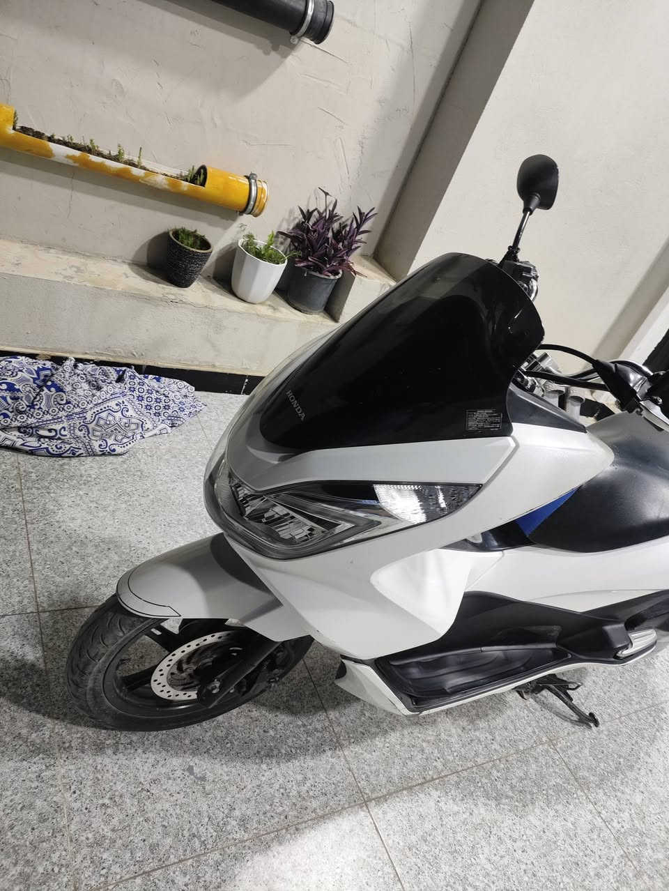 Pcx جيل ثاني للبيع نظافتها كدامك
برغي مامبدل بيها بيها فقط ملاحظات بالاطراف و مصورها عن قريب شوف دراجة ياباني 
***********
