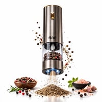 مطحنة الفلفل الكهربائية RAF R.7141 هي إضافة أنيقة وعملية لمطبخك، مصممة...