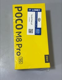 للبيع   (غير مسخدم جديد) POCO M8 PRO 5G - 256g-ram8 ضمان 18 شهر   شاشة...