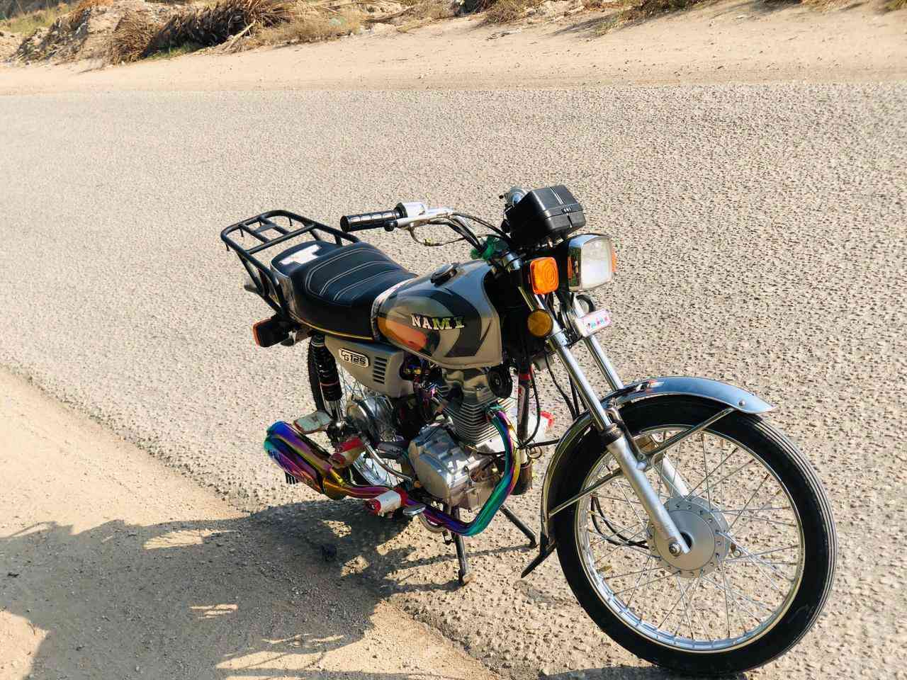 سلام عليكم شباب عندي دراجه البيع نامة شلامجة سعر800الف بيها مجال شي قليل
للتواصل رقم أدناه
***********
