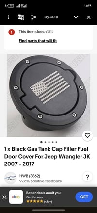 غطاء بنزين • جيب رانجلر • 2007-2018