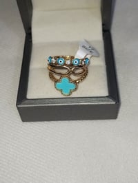 محابس حلقات • طلاء ذهب • توصيل