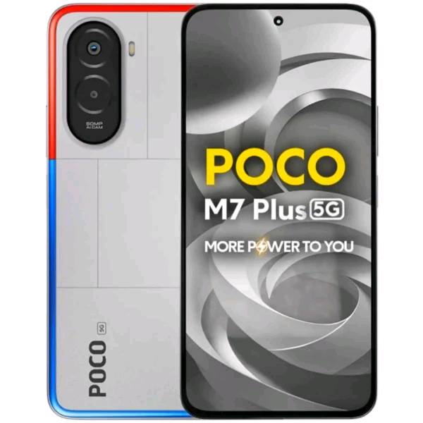 أنا أعرض هاتف POCO M7 Plus 5G للبيغ. يتميز الجهاز بتصميم جميل وكاميرا عالية الدقة. مثالي لعشاق التقنية اللي يدورون على أداء قوي وسرعة اتصال عالية. الجهاز نظيف وبدون أي خدوش. السعر مناسب وممكن نتفاوض عليه.