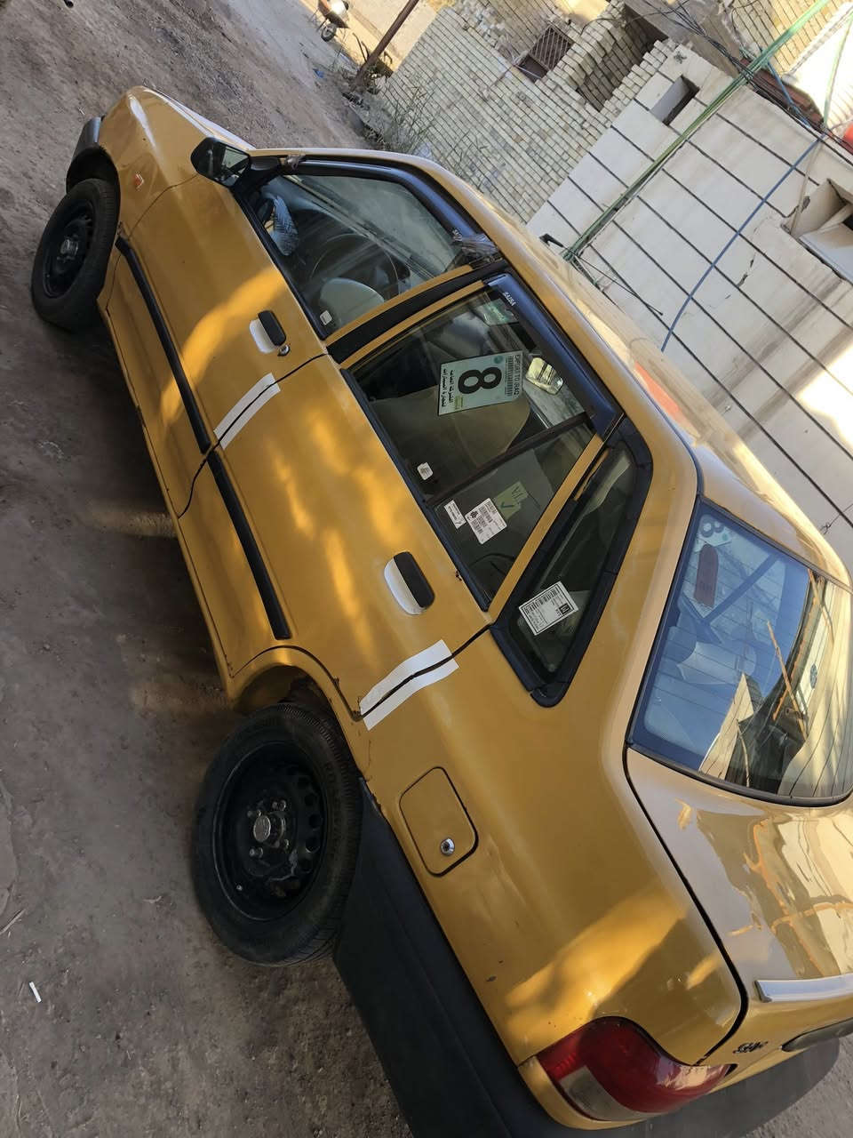 السلام عليكم
سايبة موديل 14
رقم بغداد بسمي سنويه جديده قبل شهر محوله 
كير ومحرك 👍
صدر تخم تاير جدد كهربائيات كوله شغاله شاشه جديده 
مكان السياره كربلاء الحسينيه السعر 31وبيه مجال 
رقم ***********
