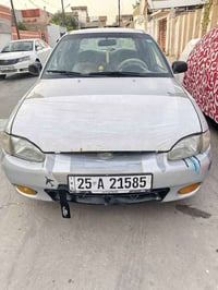 اكسنت موديل 1997 سياره كمل كهربائي يشتغل رقم جديد سنويه جديد ل30بطاقه ...