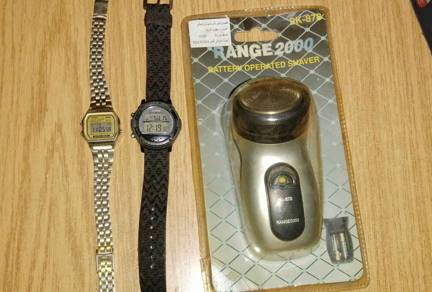 كابلز كاسيو ديجيتال زيرو عرض وقت ويوم وتاريخ، منبه وستوب ووتش 700ج وهديه 012067171811
مكنه تنعيم دقن هديه  يوجد شحن لجميع المحافظات لحد البيت


**إذا كنت صاحب هذا الإعلان وتريد حذفه لأي سبب، رجاءا أرسل رسالة إلى الدعم الفني**