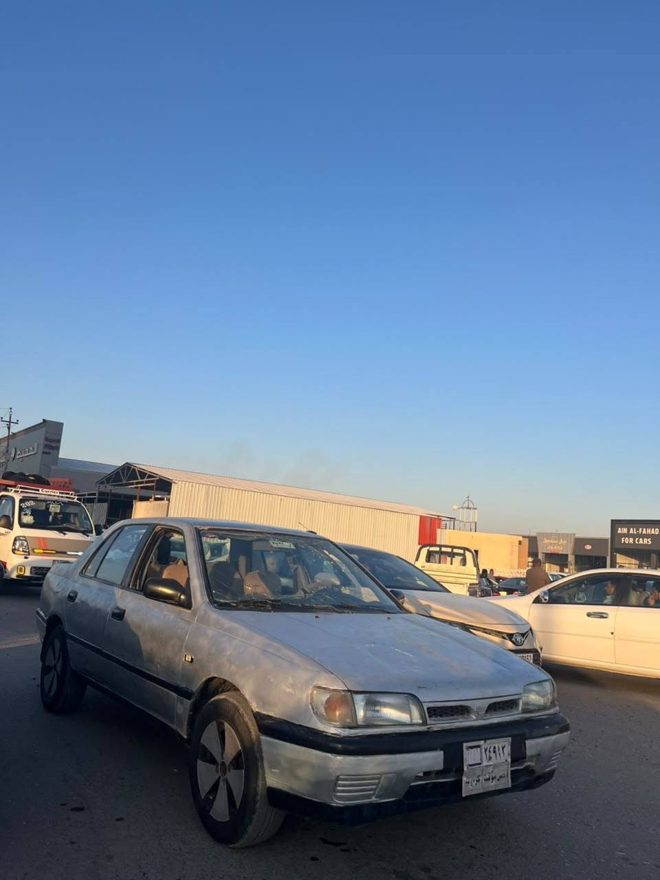 السلام عليكم
نيسان سني. للبيع
موديل 1992
سيارة جاهزه صدر تايرات محرك شرط  رقم كركوك صاحب الشرعي موجود يحول عل اتصال
السعر المطلوب 12  حياكم الله  للاستفسار  ***********
