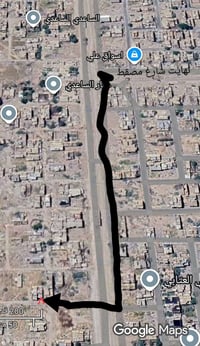 نهاية شارع مسقط • القنائية • ١٢٥م