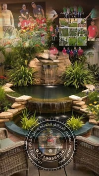 كادر عمل الاول في العراق لعمل احدث ديكورات الحدائق المنزلية الحديثة وع...