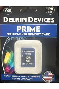 رام 128 DELKIN DEVICE PRIME SD UHS-II V60 MEMORY CARD مكاني بغداد 0770...