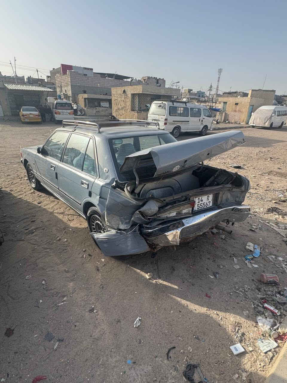 سلام عليكم سيدان موديل 1991 مكينه ثنين ونص بلكارتون توه مشدوده رقم بصره مميز   جديد انكليزي سنويته تنتهي سنه 29  تحويل مباشر للبيع للاستفسار اتصل ودلل على رقم ***********@
علمان السياره بيه ضربه ابيع على وضعها @@
