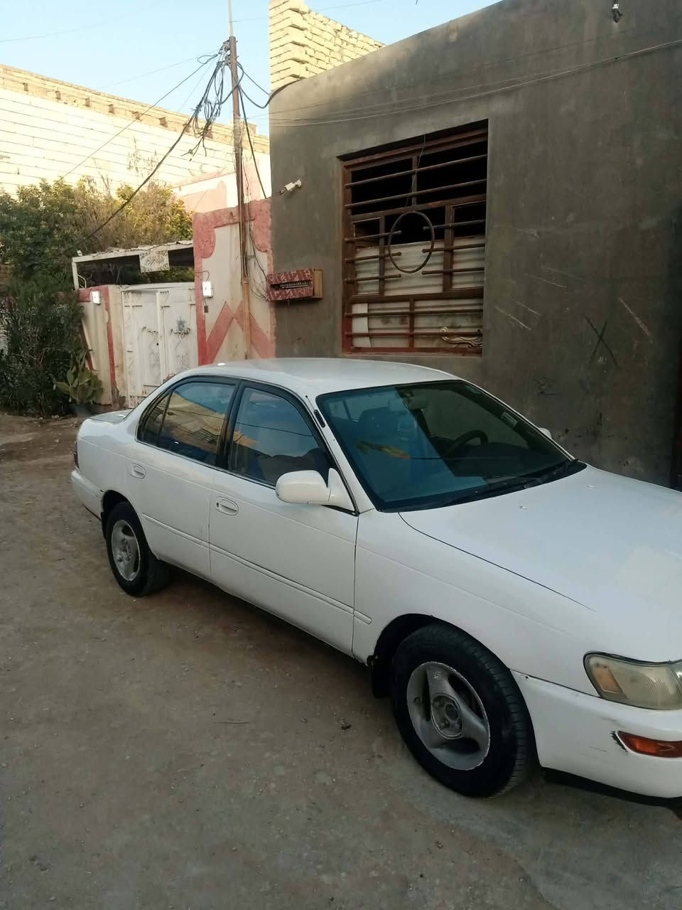 سلام عليكم كورلا للبيع مديل 1994 السيارة مكينه وكير مكفولات باتري جديد حداديه ميه بل  ميه رقم كربلاء الإنكليزي العنوان الناصريه المركز رقم الهاتف ***********

