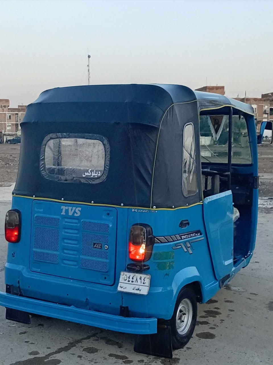 سلام عليكم
تيفي اس رقم بغداد 
مكينه مكفوله
كشر مكفول ما عده طخه ع كد جف بلغد ليمنه 
ما نقصه برغي كلشي جديد بيه 
محوره صوت ودبل تخم تاير جديد 
مكاني بغداد محموديه اي ستفسار 
***********
