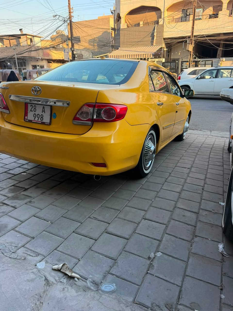 كورلا ٢٠١٠ رقم نجف انكليزي باسمي هزة جديدة مكينة كير تخم تاير تبريد تخم تاير صدر كله تمام سيارة جاهزة من جميع نواحي حادث جاملغ خلفي جهت السايق والأمامي هم بي سونار موجود بلمنشور وكلشي مذكور بي السعر ٦٧ ورقه مكاني بغداد الجديدة رقمي ***********
