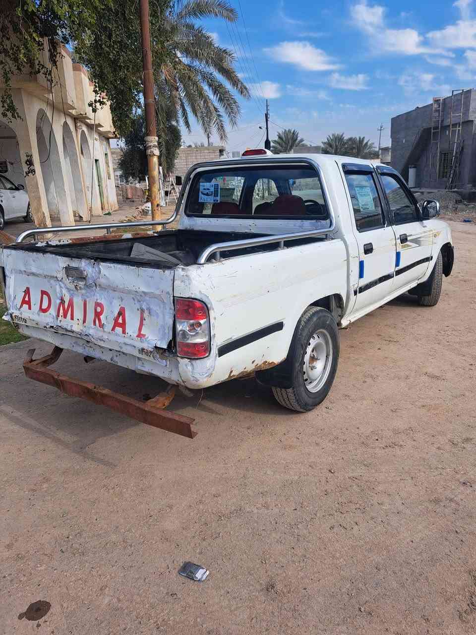 السلام عليكم
بكم ادمرال ٢٠٠٦ منفيس
كير محرك شرط 
كهربائيات كلها شغاله تايرات جدد 
مكان تكريت البوهيازع 
السعر ٢٥ وبيها مجال بصيط 
للستفسار ***********
