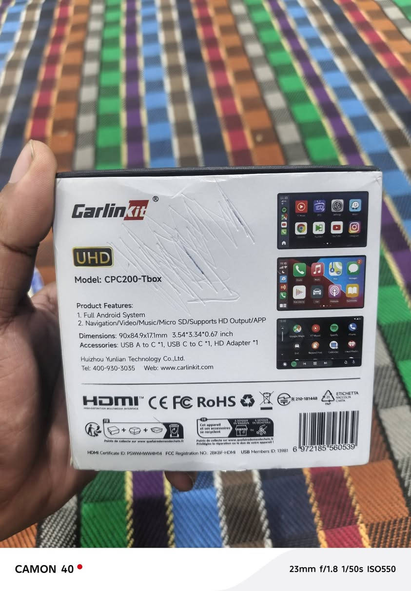 كار بلي 128 / 8 ذاكرة مخرج اج دي ام شريحة ورام سعر 140 نهائي جديد غير مستخدم


**إذا كنت صاحب هذا الإعلان وتريد حذفه لأي سبب، رجاءا أرسل رسالة إلى الدعم الفني**