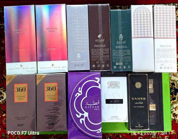 السلام عليكم تتوفر مجموعه من العطور المميزه جدا جميع العطور هي عطور خليجيه  صناعه درجه اولى   ،
جميع  العطر  الماستر كوالتي 😍 عدد العطور 12عطر  للبيع مفرد أو أكثر من عطر👑😍تتوفر خدمه توصيل لجميع محافظات العراق بسعر مناسب جدا للحجز والاستفسار واتساب او مراسله او تعليق..
رقم الهاتف :   ***********
