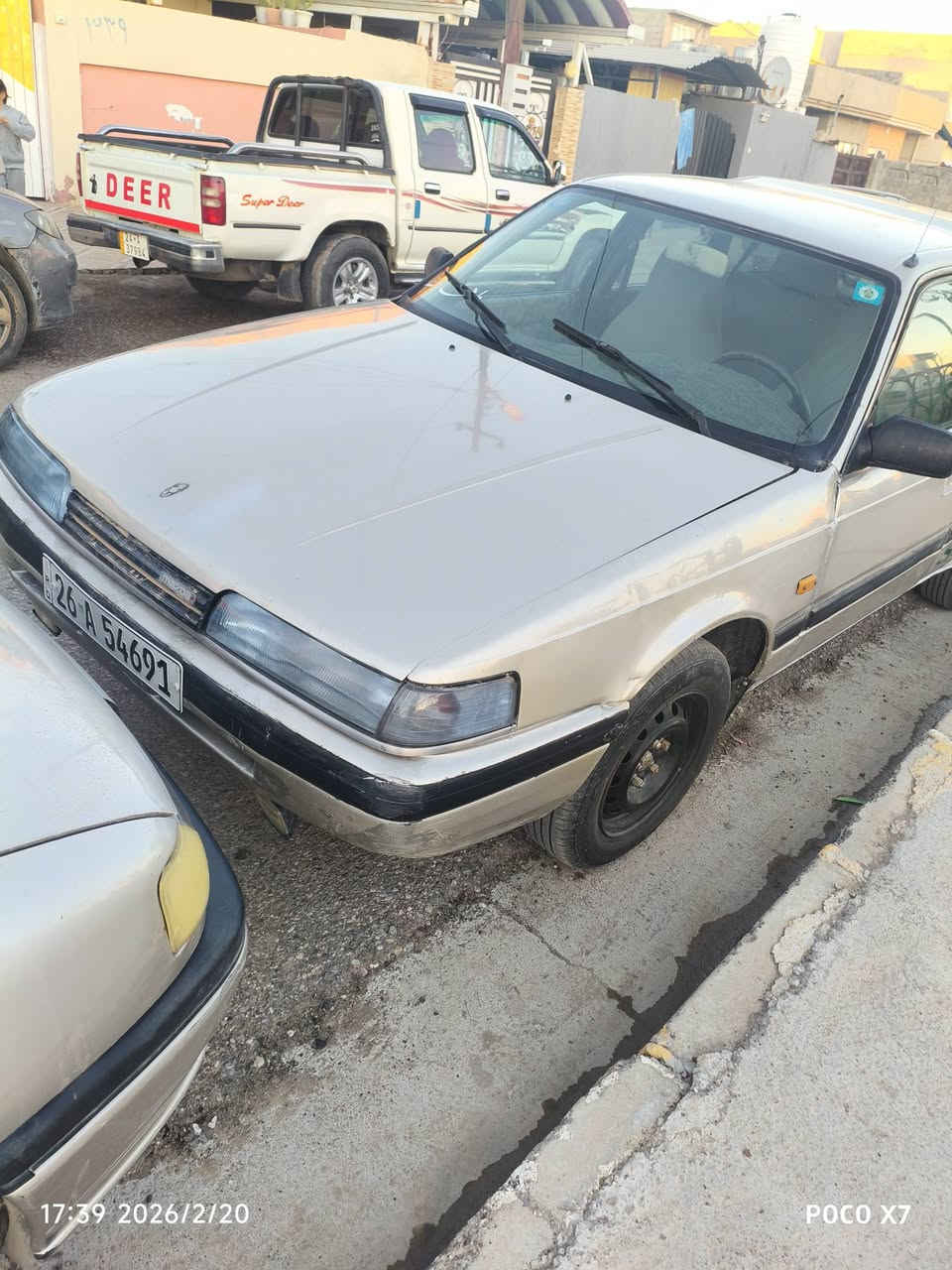 سلام عليكم سياره مازده 626 ستيشن 
موديل 94
رقم صلاح الدين الماني 
سنويه هزه جديد سنويه نافذ لحد 2029
صبغ عام جماليه  مكفوله من الحوادث
السعر خاص رقم الهاتف
***********
***********
