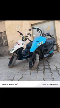 الدراجه البيضه للبيع مكينه هاون الدراجه كفاله عامه بيهه عقل رياضي اصلي...