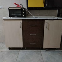 كاونتر خشب • مرمر • ١٫٥م