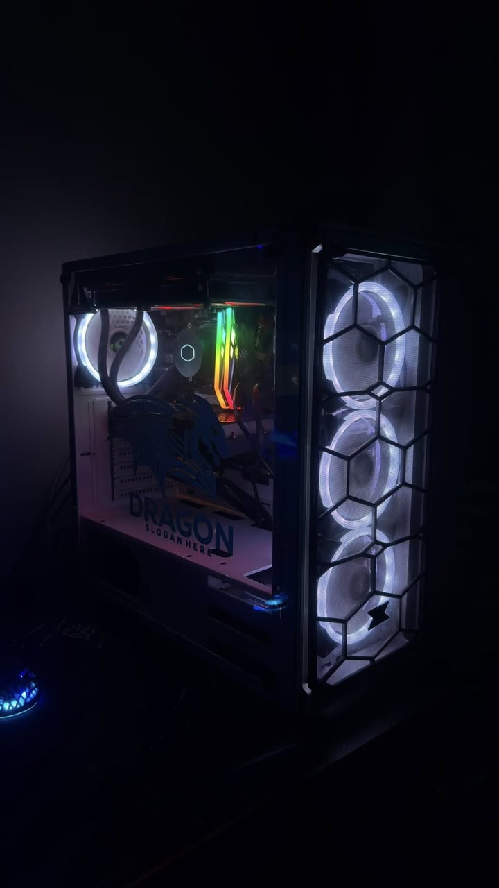 Pc للبيع فقط كيس
Cpu c17 10700 TRAY FAN COOLER MASTER
ML240L RED
DDR4 4x8 GB XPG D30
CASE XIGMATEK VENOM X M.2 NVME 256 GB LEXAR
GALAX RTX 3060 TI
POWER SUPPLY FSP 700 W 
Hard-HDD-500
بيهة مجال بسيط

كيس RGB ويا ريمونت متغير الالوان ويسرع الڤانات
السعر 950


**إذا كنت صاحب هذا الإعلان وتريد حذفه لأي سبب، رجاءا أرسل رسالة إلى الدعم الفني**