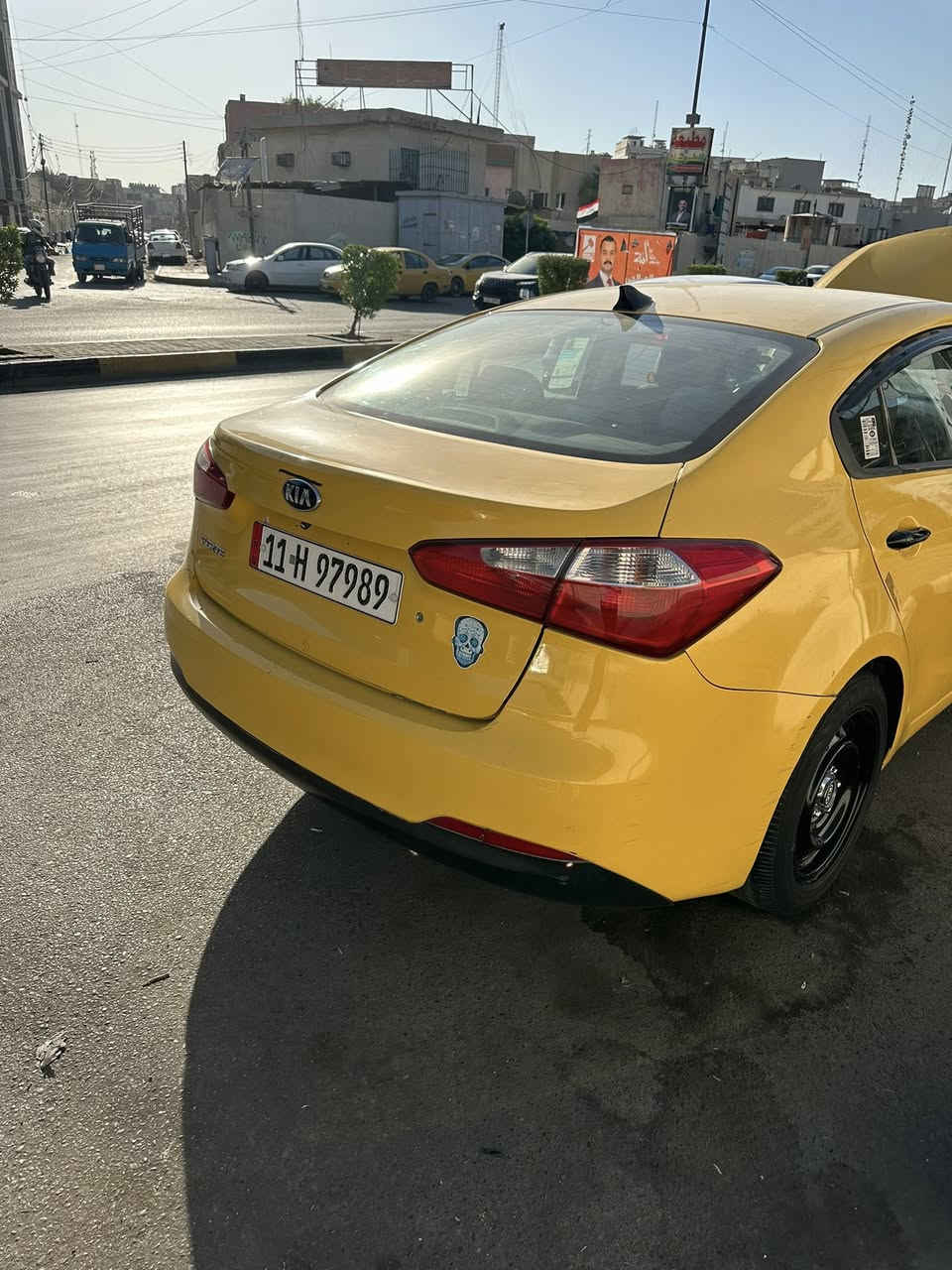 من رخصت الادمن كيا فورتي للبيع موديل 2015 العنوان بغداد الامين الثانيه الاستفسار والاتصال *********** او واتساب شغال @إشارة
