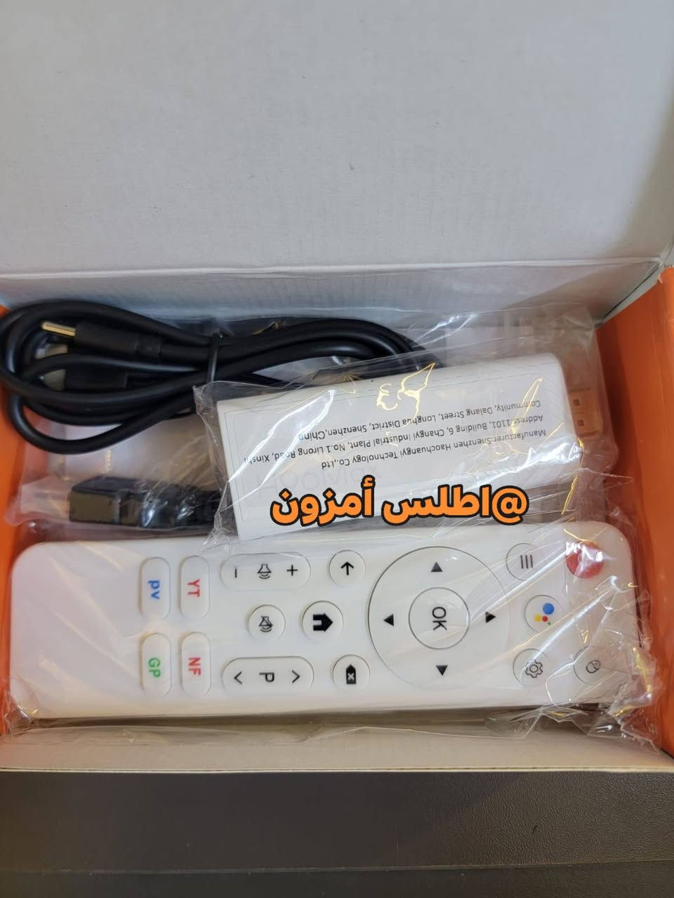تي في بوكس H96 MAX
🔷جهاز بث ذكي (Android TV Box) يعمل بنظام أندرويد 14.0.
🔷جهاز صغير الحجم يعمل بنظام Android 14، يوفر بثاً بدقة 4K.
🔷جهاز تحكم عن بعد يدعم التحكم الصوتي (Voice Control) ويحتوي على أزرار اختصار مخصصة.
🔷 تتضمن العلبة كابلات التوصيل (مثل HDMI) ودليلاً للمستخدم (User Manual)
متوفر بسعر 21 الف 
متوفر توصيل الى جميع محافظات العراق 5 الف 
🔷للحجز خاص ماسنجر او واتساب
🔷رقم الواتساب ***********
