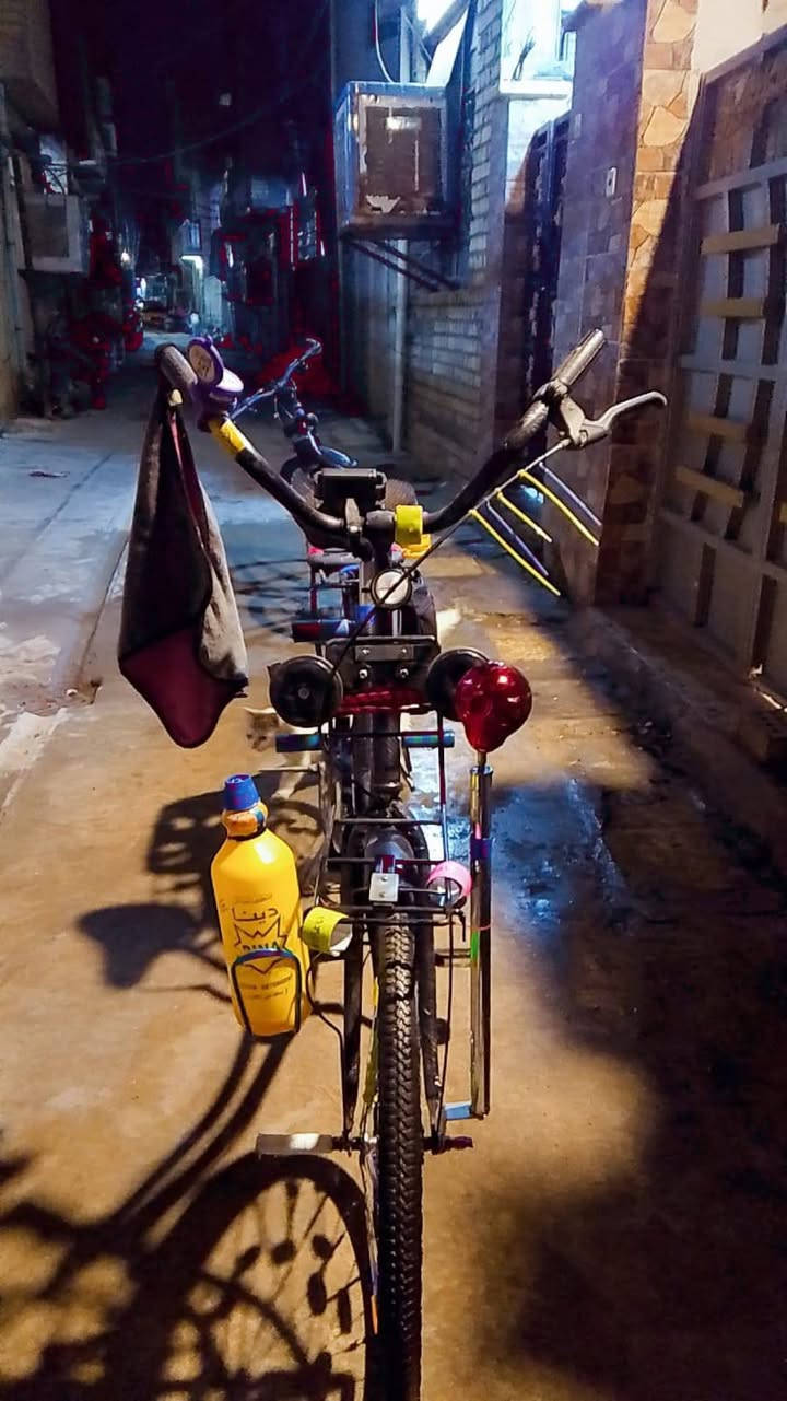 بايسكل بناتي حجم 27🏗
مصبوغ اسود لونه الأصلي رصاصي مغلف كاربون فايبر
متروس غراااض🔥     مچمبز🔥👻

يجي وياه👀

 هورنات سيدان صغار ثنين & هورنات سيدان كبار🔊📣

باتري حجم وسط يتحمل اضوية ويتحمل شوية هورن🥇

نشرة متكونة من 6 قطع موصلة ببعضها لون احمر🌹

ستاند على شكل ٨ بي ضرر😯

دبلات مزرفة وعاديه عدد 10📍

فسفورات تارسه التايرات 30 فسفور🫣

 سهوم فسفورية عدد 3👀

حامله لزاهي دينا🙃

لوحة مونستر👹

جرص مرايه🔔

ستاند حامل للموبايل📱

جمجمه مرايه💀🪞

جمجمه بدون برغيها🫠

سيبايه أماميه📍

كاسحة جرار🪅

كبوس تحذير حجم وسط🚧

9 مساطر📏

سهم 2 (واحد ضررة بسيط)😻

تلبيسة كشن😗

كلاص حامل للمشروبات😋

صينية قفل مع جاملغات😊

صناعة 2014 مختم🏴‍☠️

السعر   ʚ  115  ɞ الف دينار عراقي😋🔥
  
  ‼️‼️  بي مجال حك جيه  ‼️‼️


**إذا كنت صاحب هذا الإعلان وتريد حذفه لأي سبب، رجاءا أرسل رسالة إلى الدعم الفني**