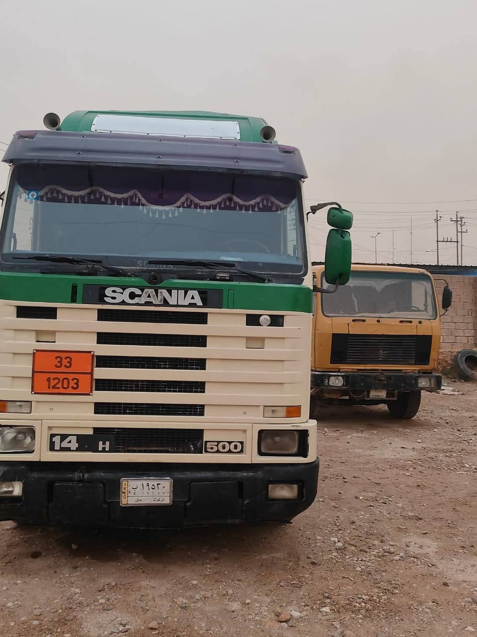 سلام عليكم للبيع سكانيه بطه موديل 95 رقم كركوك سنويه 27 مربوطه عربانه 4 محاور شرط التحويل محرك 143 السعر 120 البيع مستعجل المكان الانبار القائم  للاستفسار الاتصال ***********
