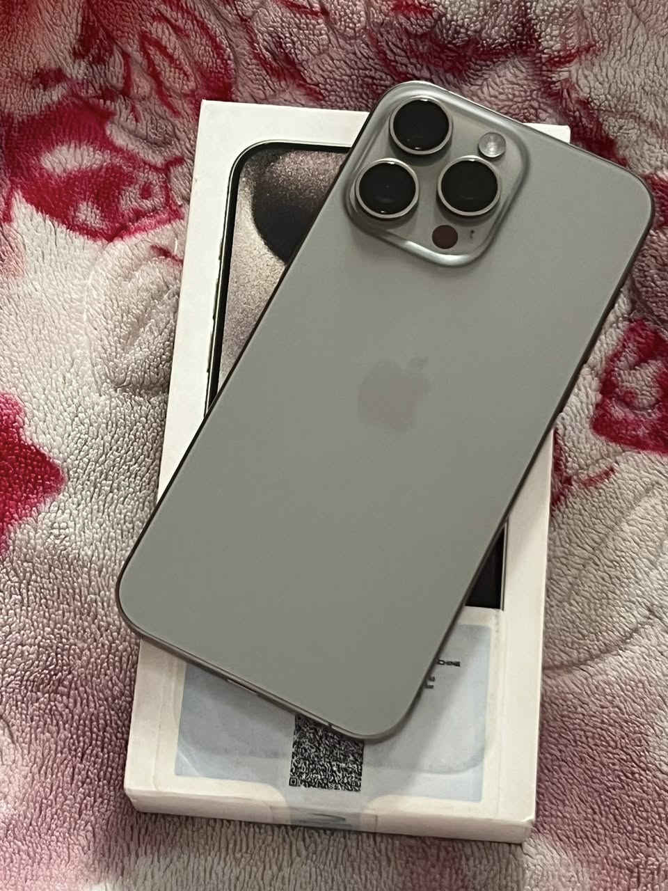 ايفون ١٥ برو ماكس تيتانيوم 🔥
السلام عليكم ايفون ١٥ برو ماكس ٢٥٦ بطاريه ٨٦ ماستر شرق اوسط باكيت مطابق نضافه فوك الالف  الجهاز محافضين عليه كلش
للبيع سعره مليون و٧٥ الف وبي مجال بسيط
شباب النضيف غالي والي يذور قطعه بلجيس بلعافيه عليه
مكاني بابل بكرلي
***********
