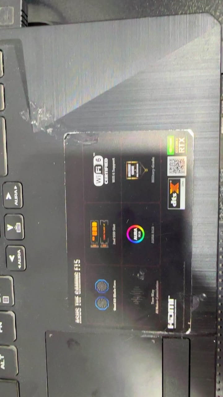 11th Gen Corei5 -11400H 
Rtx 3050 laptop (4GB)
Storage : 512 + 1 TB Samsung
Ram: 2x8 16GB 3200hz
Battery:🔋 95% بغداد, العراق


**إذا كنت صاحب هذا الإعلان وتريد حذفه لأي سبب، رجاءا أرسل رسالة إلى الدعم الفني**