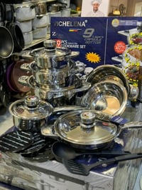 ✨ سيت قدور Lone Flight Royal الأصلي – 19 قطعة  اختيارك المثالي للمطبخ ...