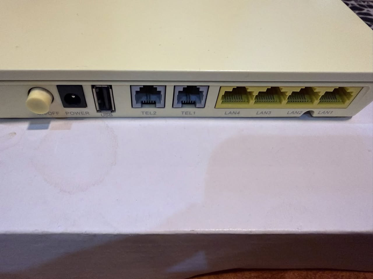 راوتر ضوئي (هواوي) نظيف جداً للبيع

 نوع الجهاز: Huawei HG8546M (يدعم الفايبر والخدمة الفائقة)

الحالة: مستعمل نظيف جداً (مثل الجديد)

الملحقات: كاملة مع الكارتونة والمحول الأصلي والوايرات.

المميزات: شغال 100%، بث قوي واستقرارية عالية بالخدمة

السعر: 25 ألف دينار مع النقل


**إذا كنت صاحب هذا الإعلان وتريد حذفه لأي سبب، رجاءا أرسل رسالة إلى الدعم الفني**
