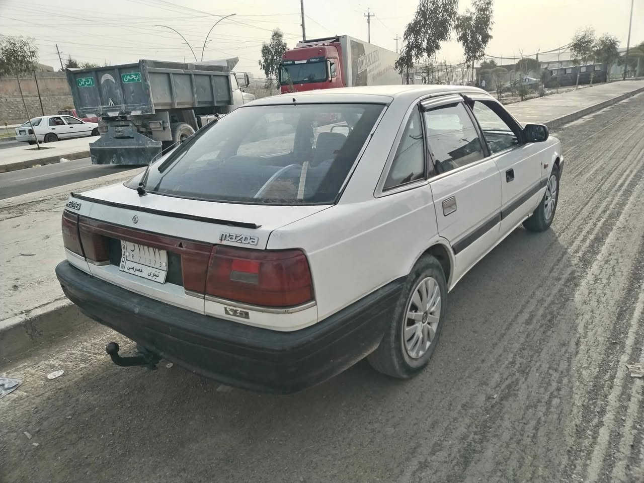 مازدا ٦٢٦موديل ٨٩ سيارة نضيفة محرك شرط كير شرط رقم ألماني باتري قبل ثلث ايام خليتو تايرات جدد مع السبير قبل شهر خليتهن رقم الموبايل *********** السعر ٤٢ وبيها مجال بسيط
