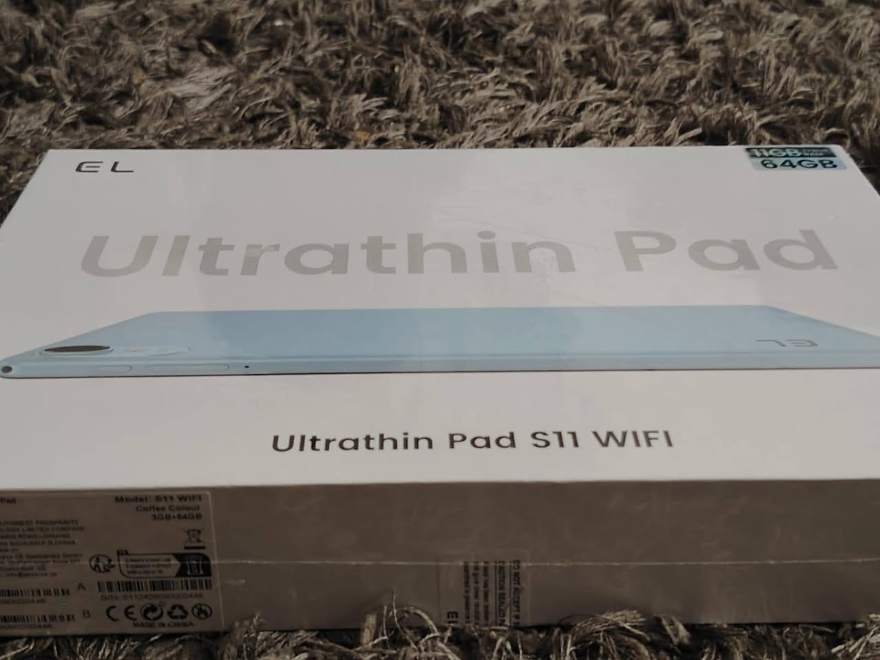 تاب عدد ٢ جديدة غير مستعمل
السعر ١٠٠ والتوصيل مجاني
• 💾 الذاكرة (RAM): 11GB (غالبًا تكون 6GB حقيقية + 5GB افتراضية)
 • 🗂️ التخزين الداخلي: 64GB
 • 🌐 الاتصال: WiFi فقط
 • 📏 التصميم: نحيف جدًا (Ultrathin)
 • 📦 الموديل: S11
 • 📺 الشاشة: 11 بوصة
 • 🔋 البطارية: حوالي 5000 – 7000 mAh
 • ⚡ المعالج: متوسط 
 • 📸 الكاميرا: عادية
 • 🤖 النظام: Android (نسخة معدلة)
 • 🔊 الصوت: سماعات عادية
ضمان سنة كاملة


**إذا كنت صاحب هذا الإعلان وتريد حذفه لأي سبب، رجاءا أرسل رسالة إلى الدعم الفني**