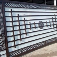 باب حوش حديد • ابواب بلاستك • مقاسات ٣-٥م