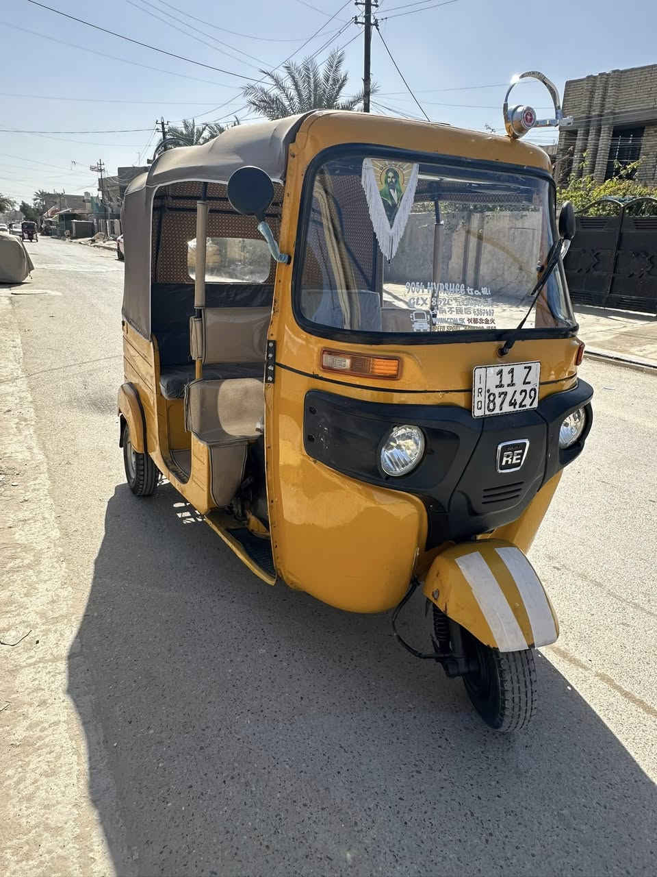 السلام عليكم تكتك للبيع مديل 19 شهر ال 10 مرقم نكليزي ثاني يوم تحويل تراي زيرو التكتك كلش نضيفه تخم تاير جديد جادر جديد سفريات مسجل درك لايتات زنون دوشمه التكتك اي نقص مابيهه السعر 6 الشراي يتصل ويدلل مكاني البياع شرطه الخامسه ***********
