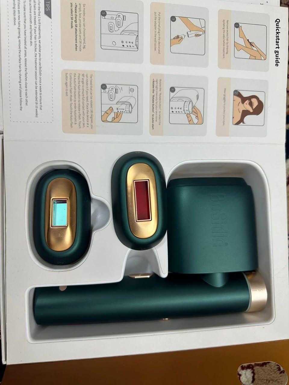 للبيع جهاز ليزر شركة بوسايدن
ب ٣٨٠ الف
استخدام خمس مرات فقط 
الجهاز بي عدستين وحدة معالجة Sr وثانية مناطق حساسة
غراض كاملة مبي اي نقص على وضع الشركة
يتكون من ومضات غير محدودة
وماخذ جائزة افضل جهاز منزلي 
تفاصيل اكثر خاص

مكاني بغداد / البلديات
***********
