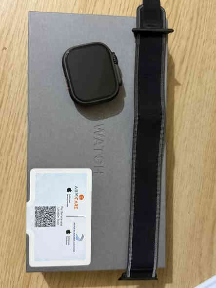 سلام عليكم ابل واتش الترا جيل 3 اخر اصدار بطارية 100 نضافه 100 ما بيهه ولا شخط ولا نكده ولا شي جديده استعمال قليل ضمان ABM يخلص سنة 26 شهر 10 للاستفسار اكثر رقم *********** العنوان بغداد مشتل معلمين
