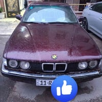 BMW 730i موديل 92 السيارة بحالة جيدة  كير اوتوماتيك  كشنات جلد  تبريد ...