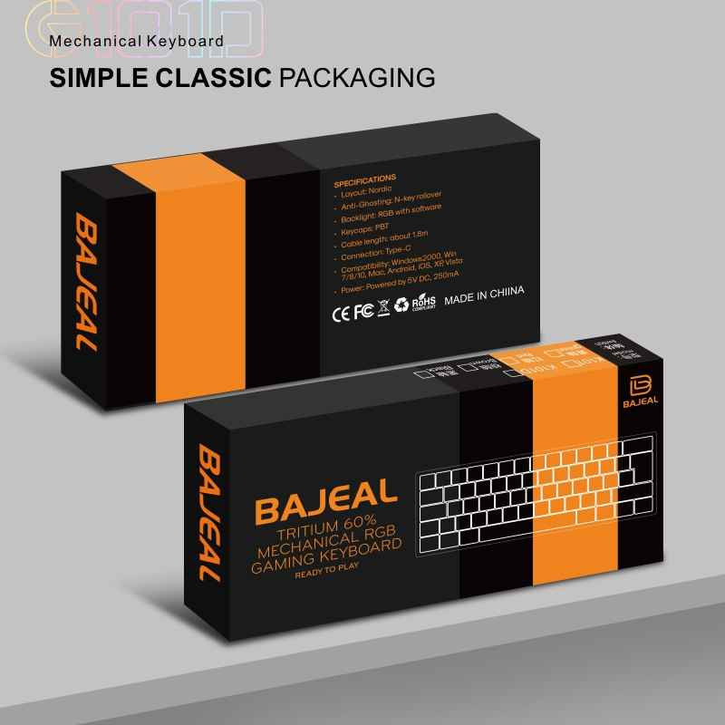 ⚡ مميزات لوحة المفاتيح BAJEAL TRITIUM 60% Mechanical RGB Gaming Keyboard – 

✨ تصميم 60٪ (61 مفتاحاً) مُدمج
– مصمّمة لتوفير مساحة كبيرة لحركة الماوس، مع الحفاظ على المفاتيح الأساسية والأداء العالي. 

🔴 مفاتيح  أو خيارات Blue Switch
– استجابة سريعة ولمسة ناعمة مثالية للّعب أو الكتابة المكثّفة. 

🎨 إضاءة خلفية RGB قابلة للتخصيص
– أنماط ألوان متعددة وتأثيرات ضوئية مميزة تجعل مكتبك يبدو احترافياً. 

🧩 مفاتيح قابلة للتبديل (Hot-Swappable)
– تقدر تغيّر المفاتيح بنفسك دون الحاجة للّحام، لتخصيص تجربة الكتابة واللّعب حسب ذوقك. 

⛓️ مفاتيح قوية التحمل وعدد ضغطات عالي
– مفاتيح مصمّمة لتحمّل ملايين الضغطات، لضمان أداء طويل الأمد. 

♾️ مفاتيح مضادة للاشتباك (Anti-Ghosting & Full Key Rollover)
– تقدر تضغط عدة مفاتيح في آن واحد بدون فقدان للأداء أو تأخير — مثالي للّاعبين المحترفين. 

🛠️ مفتاحوصیّات جودة عالية للمفتاح و keycaps
– تقنية حقن مزدوج للأحرف (Double-Shot Keycaps) تمنع تآكل الحروف وتضمن وضوحها في الإضاءة. 

🔌 توصيل بسيط عبر USB-C أو سلك USB عادي (حسب النسخة)
– يوفر اتصال ثابت وسريع مع الأجهزة بدون تأخير. 

👍 تصميم مريح ومثالي للاستخدام الطويل
– لوحة مفاتيح خفيفة ومريحة للّعب أو العمل لساعات طويلة بدون تعب. 

يتوفر بالون الاسود ⚫

✅ الحالة: متوفر
💰 السعر النهائي: فقط 35,000 دينار 💥 بغداد, العراق


**إذا كنت صاحب هذا الإعلان وتريد حذفه لأي سبب، رجاءا أرسل رسالة إلى الدعم الفني**