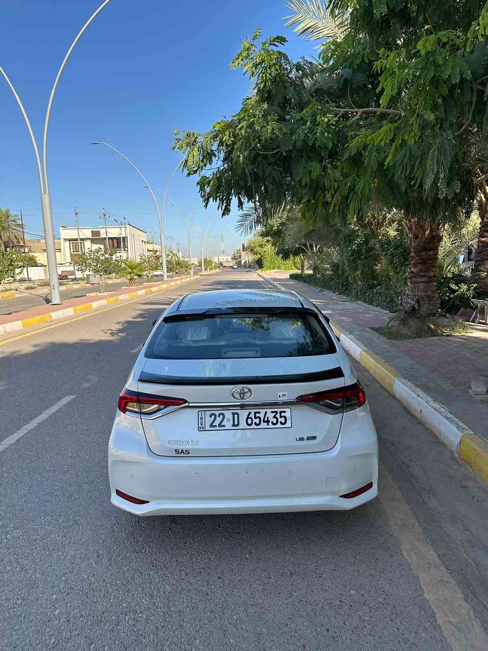 السلام عليكم
للبيع…
تيوتا كورلا ساز
2021
مكفوله 
گير ومكينه كفاله 
المواصفات 
شاشه
كامره 
بصمه 
قطعتين تبريد 
للاستفسار 
***********

