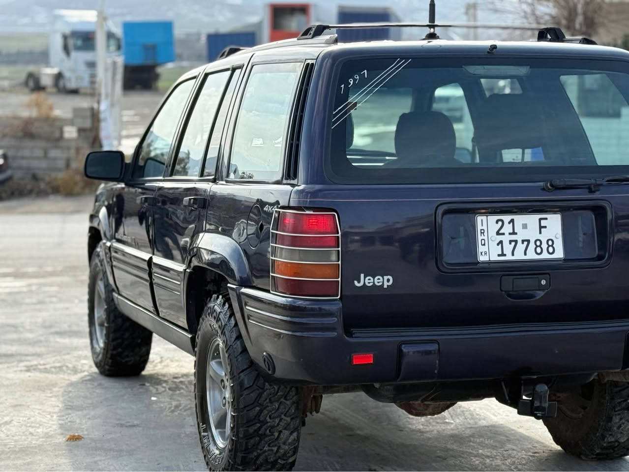 جیب گراند چیرۆکی (١٩٩٧)
(٨) بستۆن
گێڕئۆتۆماتيك
دەبڵ ئەکسل
ڕەقەم وسه نەوى تازەيه
نرخى ( ٦٣) گەڵا 
گێڕ و مەکینە و دەبڵ ئەکسل بە شەرت
شوێن : سلێمانی
ژمارە ( *********** ) السليمانية, العراق
