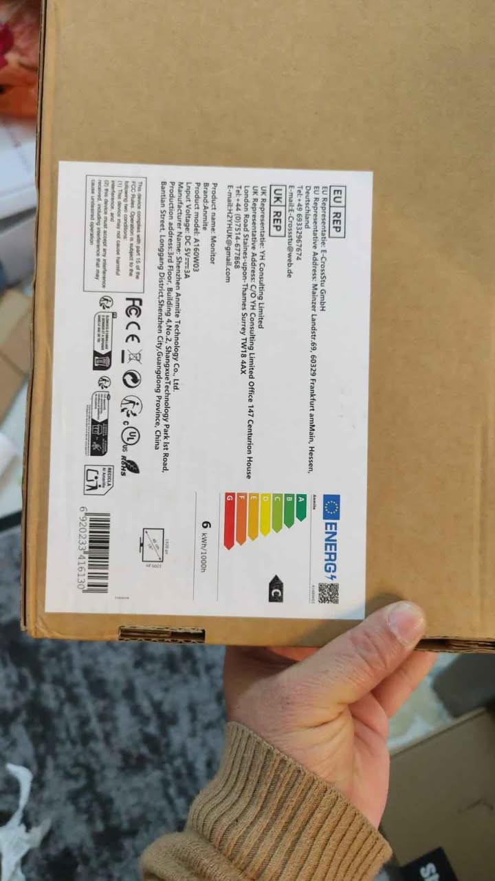 شاشەی هەڵگرتنی Anmite A160W03 – قەبارەی 16 ئینچ 🔥
✨ شاشەی IPSی کوالێتی بەرز بە ڕووناکی 1920×1200 (FHD+) بە ڕێژەی 16:10
🎨 ڕەنگەکان زۆر ورد و ڕاستن – 100% sRGB
🖼️ وێنەیەکی زۆر ڕوون، ڕەنگی سروشتی و کۆنتراستێکی باش هەیە، زۆر گونجاوە بۆ دیزاین، مۆنتاژ و کاری پیشەیی
💡 ڕووناکی باش کە گونجاوە بۆ بەکارهێنانی ڕۆژانە و کارکردن لە دەرەوە
🔊 سپیکەری ناوخۆیی هەیە
🔌 پەیوەندی بە USB-C و Mini HDMI
💼 هەڵبژاردەیەکی زۆر باش بۆ دیزاینەرەکان، دروستکەری ناوەڕۆک (content creators) و خوێندکاران
📦 سووک و ئاسان بۆ گواستنەوە – گونجاو بۆ بەکارهێنانی مێزکار یان گواستنەوە السليمانية, العراق


**إذا كنت صاحب هذا الإعلان وتريد حذفه لأي سبب، رجاءا أرسل رسالة إلى الدعم الفني**