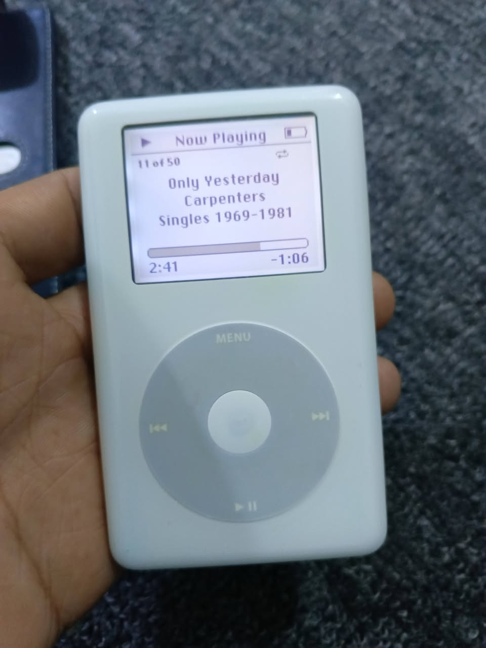 ipod 20gb
سعره 50 مع التوصيل


**إذا كنت صاحب هذا الإعلان وتريد حذفه لأي سبب، رجاءا أرسل رسالة إلى الدعم الفني**