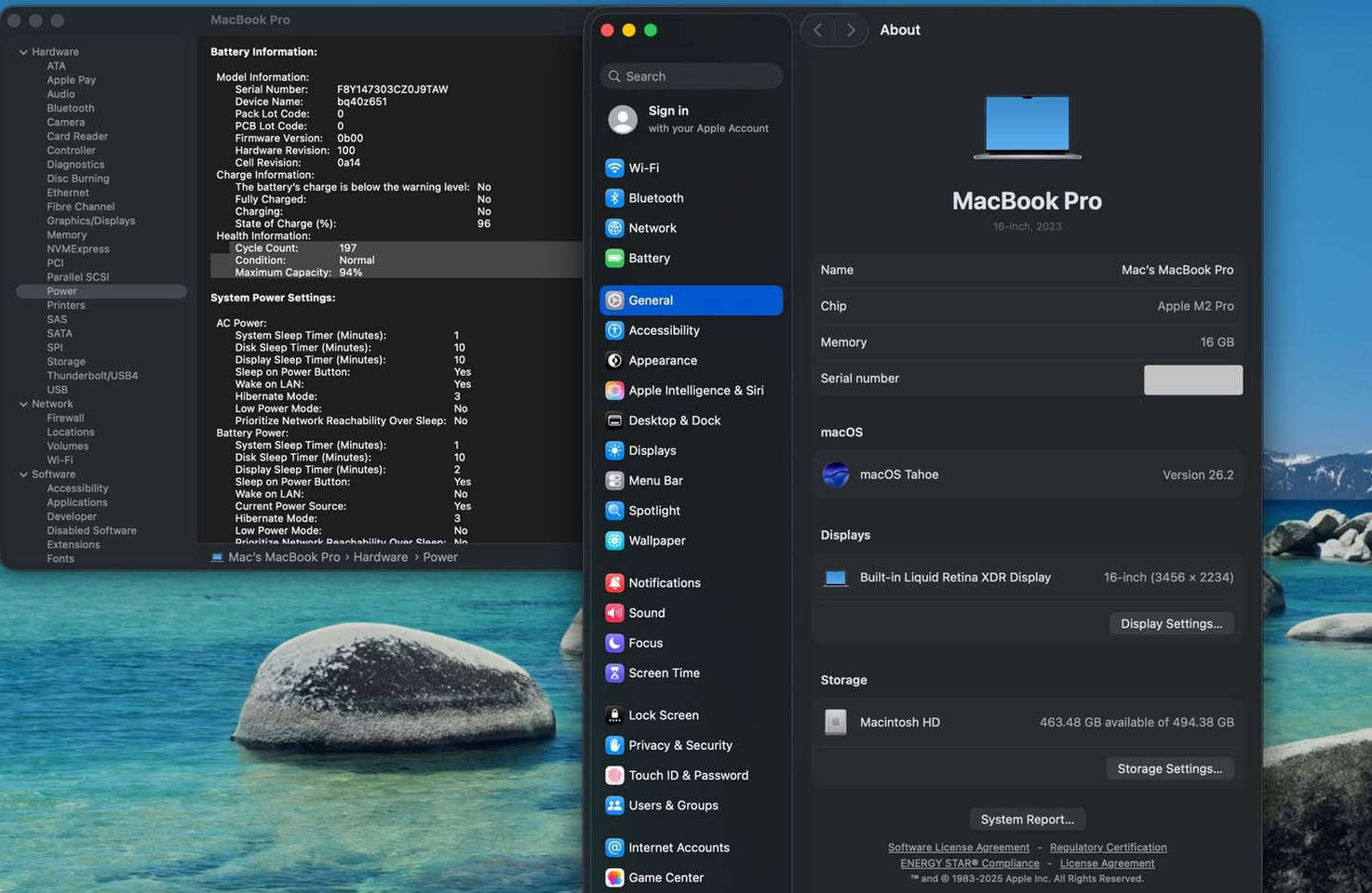 MacBook Pro M2 Pro 16” 
Ram 16 | SSD 500

Battery 94% | Cycle 197

Price: 1.780.000 
السعر نهائي 

جميع الماكات بيها ضمان فحص اسبوع 
تستلم من المكتب او توصيل مجاني متوفر

رقمي : ***********
يفضل التواصل واتس او اتصال

حسابي انستا
 

https://www.instagram.com/us1.f?igsh=MW5vdzEzaXBpNTh5cg%3D%3D&utm_source=qr
