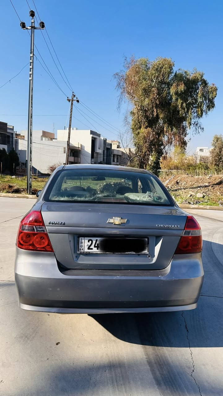 شوفرليت افيو
2008  
مكينه 1600دبل
 تدفئه تبريد شرط 
شرط محرك جديد 
بيها صبغ بوند وجاملغ امامي 
وجاملغ خلفي  يسار صبغ بدون دواخل  شرط 
كابون بانزين بيها
رقم دهوك جديد 
السعر 58 وبيها مجال بسيط 
***********
