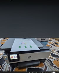 طابعة HP • نقص حبر • نظيفة