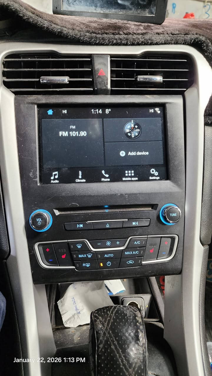 فۆرد فیوژن 2016
گۆڕینی شاشە بچووک بۆ شاشە گەورە بێ بڕینی وایەر تەنها فیشە بە فیشە
📱***********
فورد فيوجن 2016
تبديل الشاشة الصغيرة الى الشاشة الكبيرة بدون قطع اي واير فقط فيشة بفيشة
