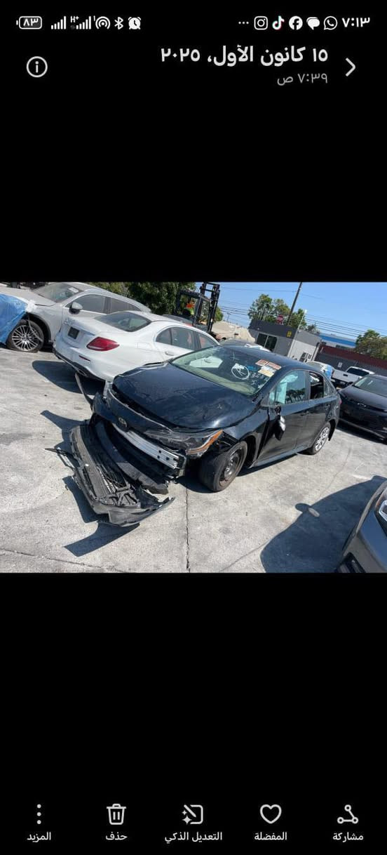 السلام وعليكم
للبيع /كورلا 2023 وارد امريكي موصفاتLE المعروفه هاند بريك بصمه+ رادار جانبي + تحذير الخروج عن المسار+قيادة ذاتيه+ سبورت وايكو +لايت زنون 
الحادث/ بسيط جدا بارد فقط الجاملغ لايسر بارد بسيط جدا بدون صبغ + بارد بالبنيد كلش بسيط  السيارة كفاله من الصبغ عدا الدعاميه لاماميه فقط 
الممشى/19 سابقاً حاليا 20 حقيقي 
السيارة صار 3 اشهر من دخوله وترقيمه 
السيارة بأسمي تحويل مباشر رقم بغداد 
مكان السيارة / بغداد  خضراء ( العامريه)
رقم صاحب السيارة/‭0781 882 9721‬
السعر150 وبي مجال شراي اتصل ودلل🌹
مااحظه/ مكلف بالنشر
